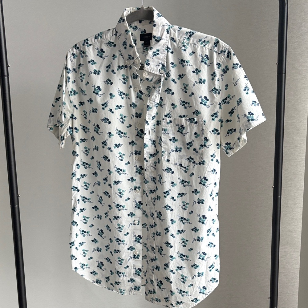 Floral J. Crew Print Men's Shirt